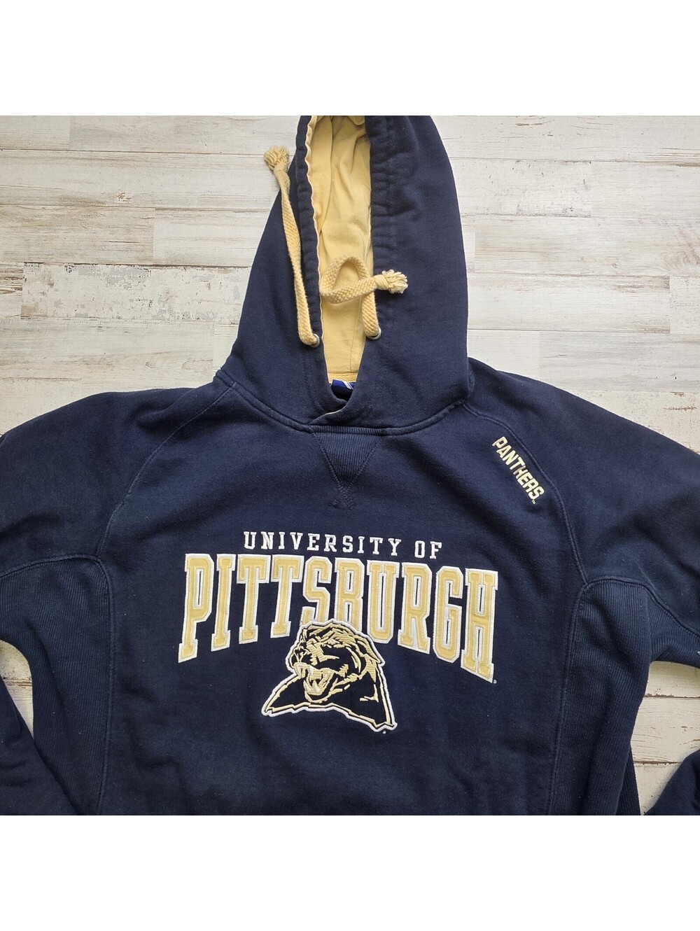 University of Pittsburgh Pitt Panthers Champion Men's LG Hoodie Sweatshirt - Picture 2 of 7